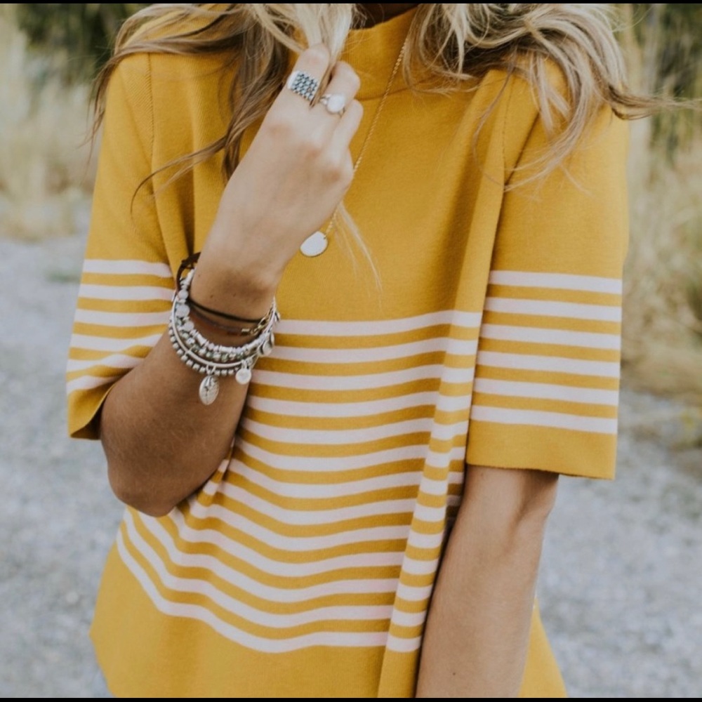 ROOLEE | Mockneck Short Sleeve Sweater